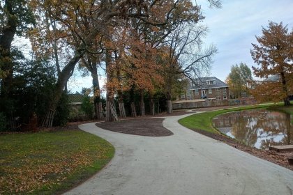 Nachhaltige und funktionale wassergebundene wegedecke