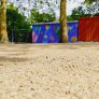 schoolplein halfverharding