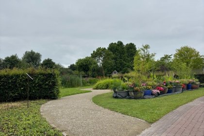 KoMex jaune : sentiers de randonnée du parc floral d'Appeltern, Gueldre