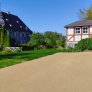 Komex Bio Naturel Schloss Ludenscheid Wanderweg Bouleplatz wassergebundene bio wegedecke